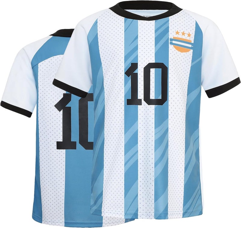 JVF Soccer Jerseys for Kids Boys Girls Youth for Sport Football Training Uniform Soccer Fans Shirt Gift Kit Set - Image 2